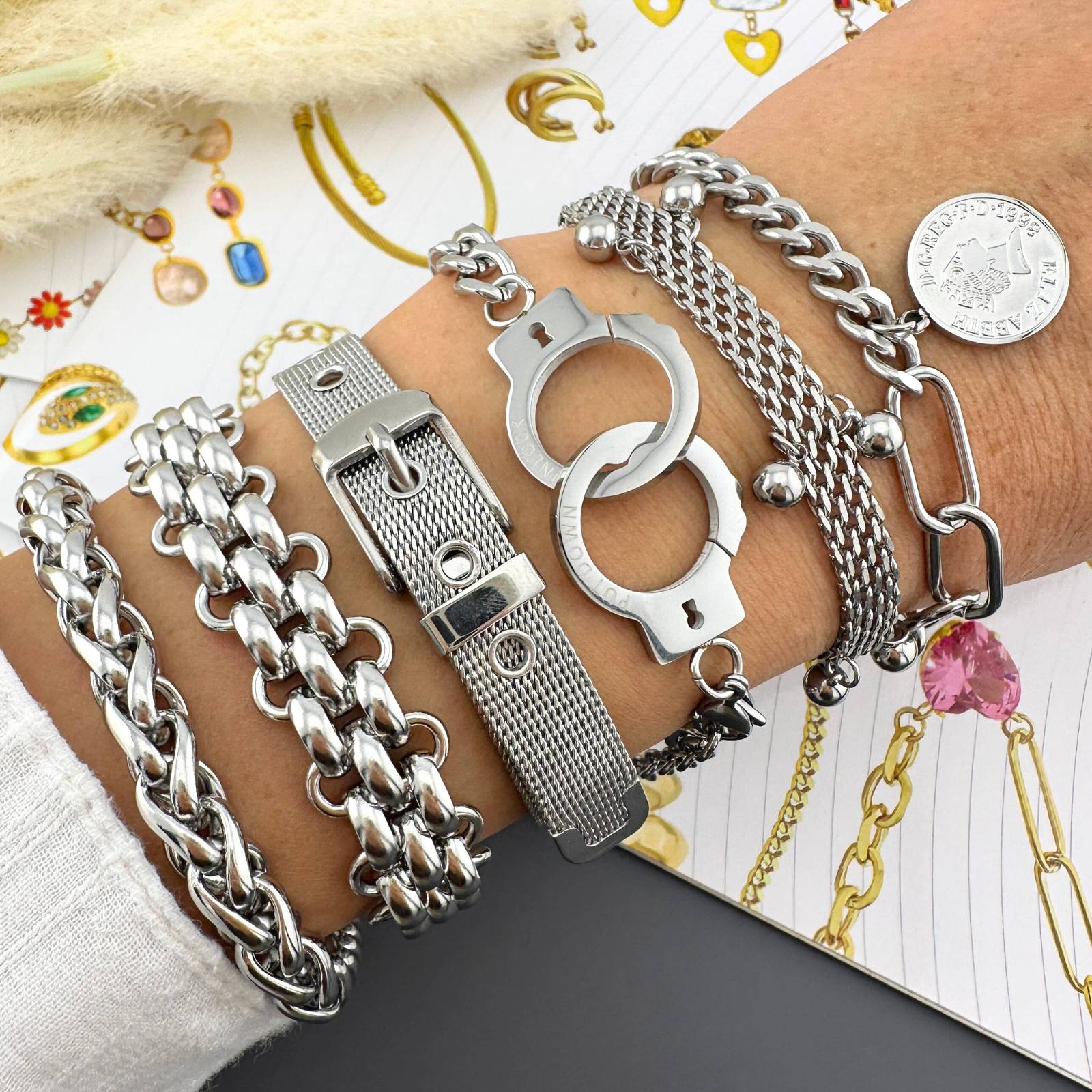 Bracelet, Stainless Steel