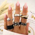 Hearts Ring, Stainless Steel