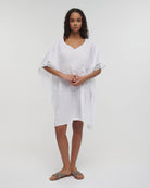 Boho Studio Rodos cotton kaftan for resort wear