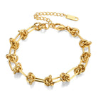Waterproof 18K gold-plated chain bracelet by Boho Studio