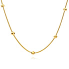 Waterproof 18K gold-plated chain necklace by Boho Studio