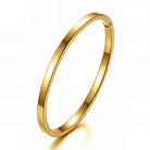 Waterproof 18K gold-plated fine bangle by Boho Studio