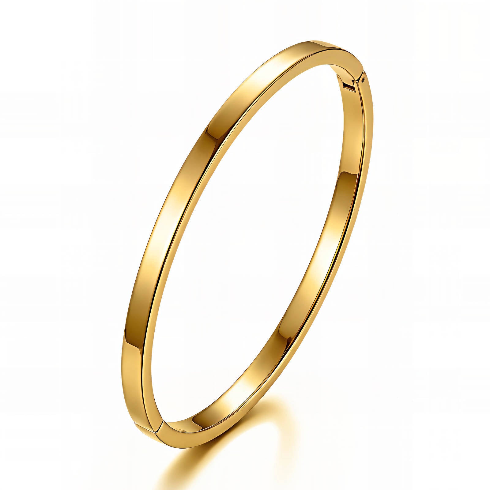 Waterproof 18K gold-plated fine bangle by Boho Studio