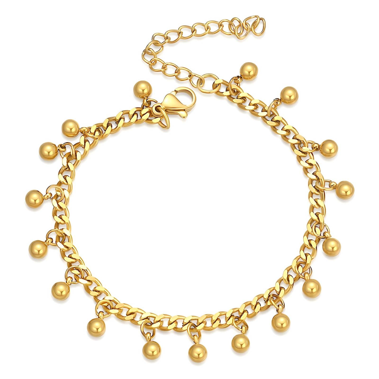Waterproof 18K gold-plated chain bracelet by Boho Studio