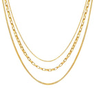 Waterproof 18K gold-plated chain necklace by Boho Studio