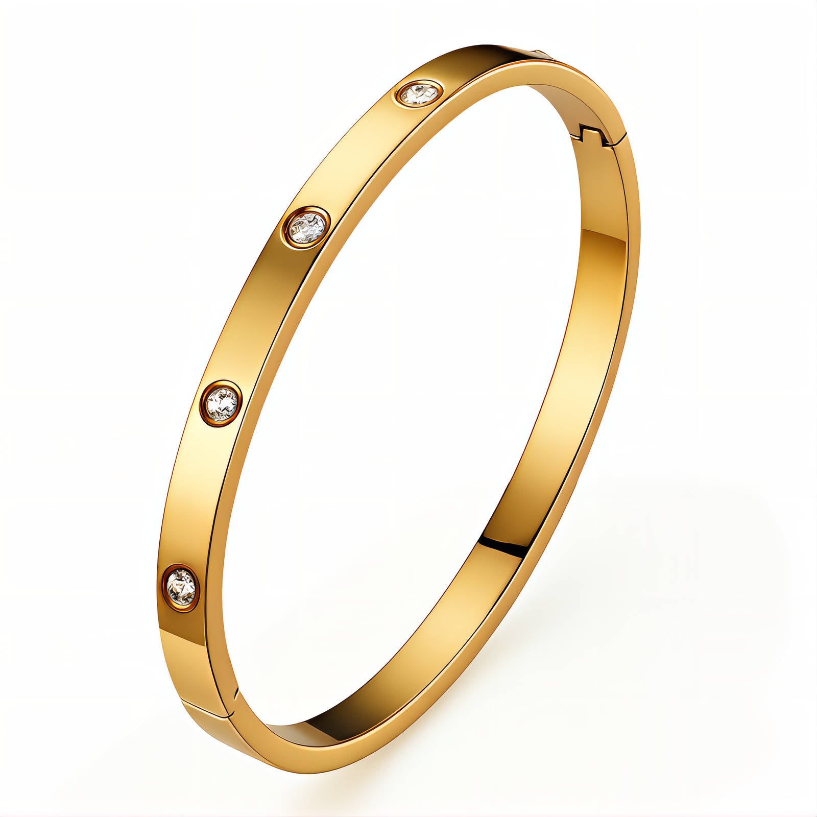 Waterproof gold cuff bracelet for beach and everyday wear by Boho Studio