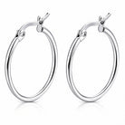 Waterproof stainless steel bar stud earrings by Boho Studio