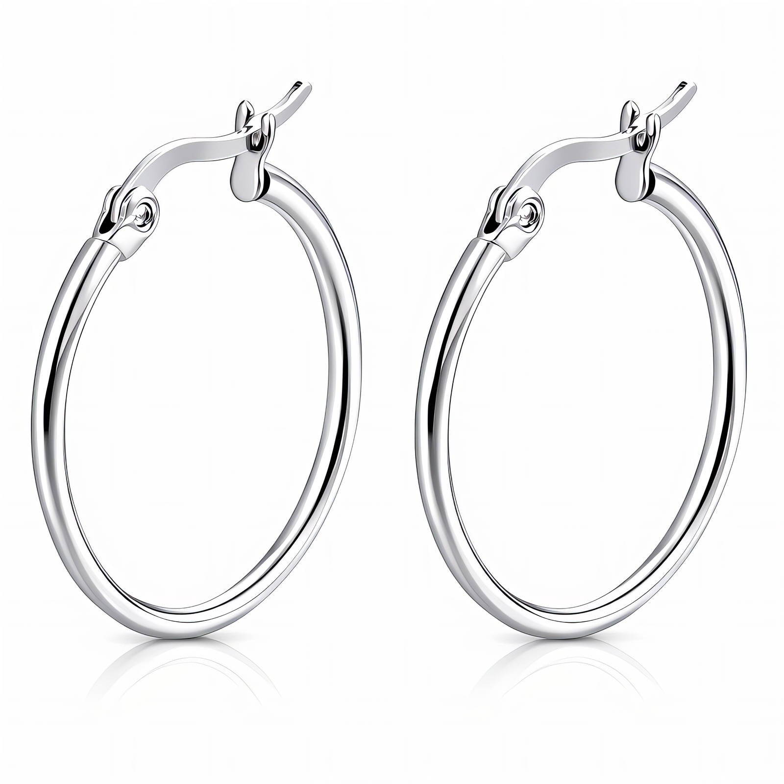 Waterproof stainless steel bar stud earrings by Boho Studio