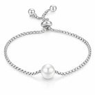 Waterproof stainless steel pearl bracelet by Boho Studio