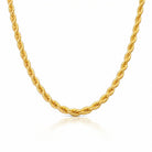 Waterproof gold chain necklace for beach and everyday wear by Boho Studio