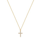 Waterproof 18K gold-plated crosses pendant necklace by Boho Studio