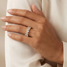 Ring, 18K Gold Plated Steel