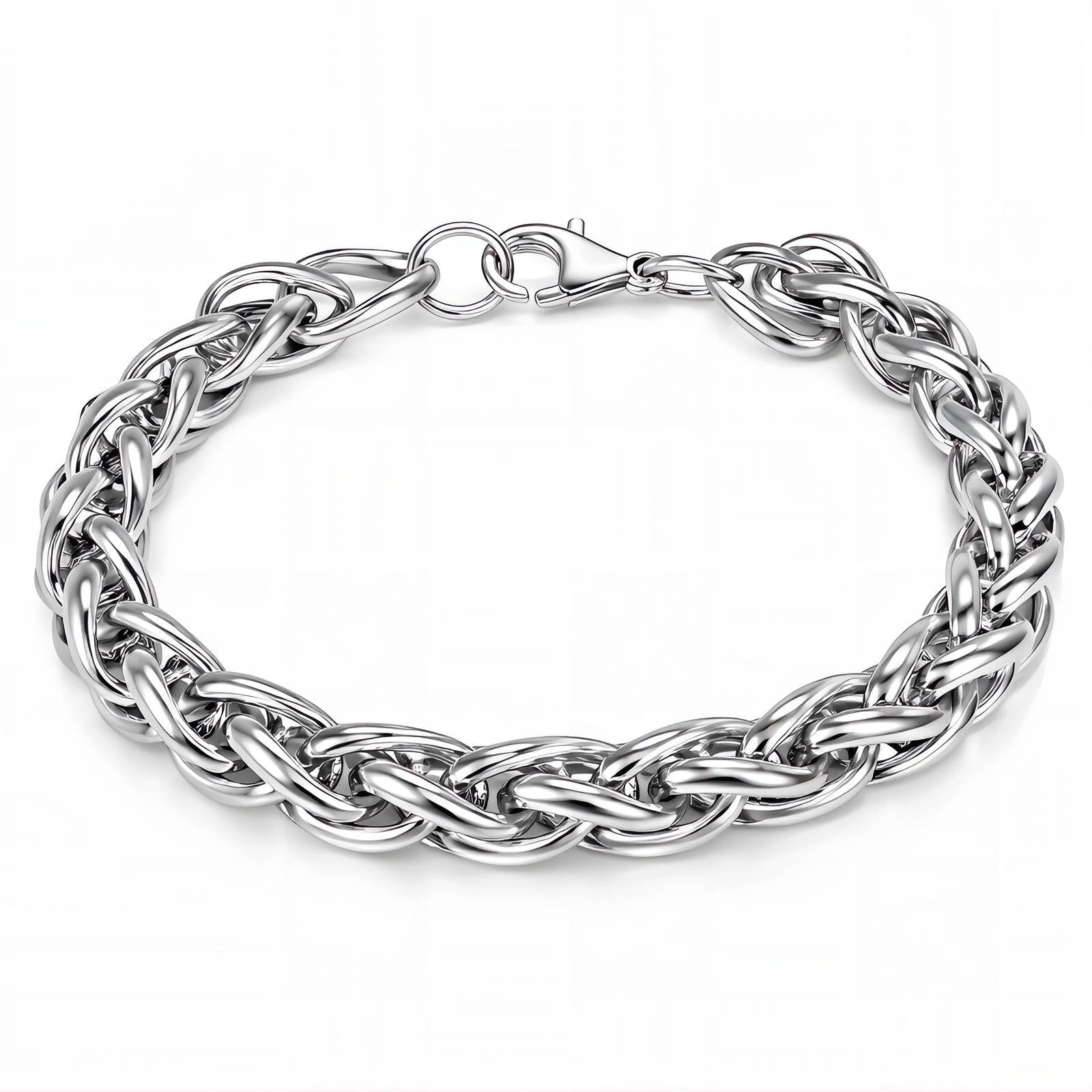 Waterproof stainless steel chain bracelet by Boho Studio