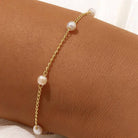 Bracelet, 18K Gold Plated Steel