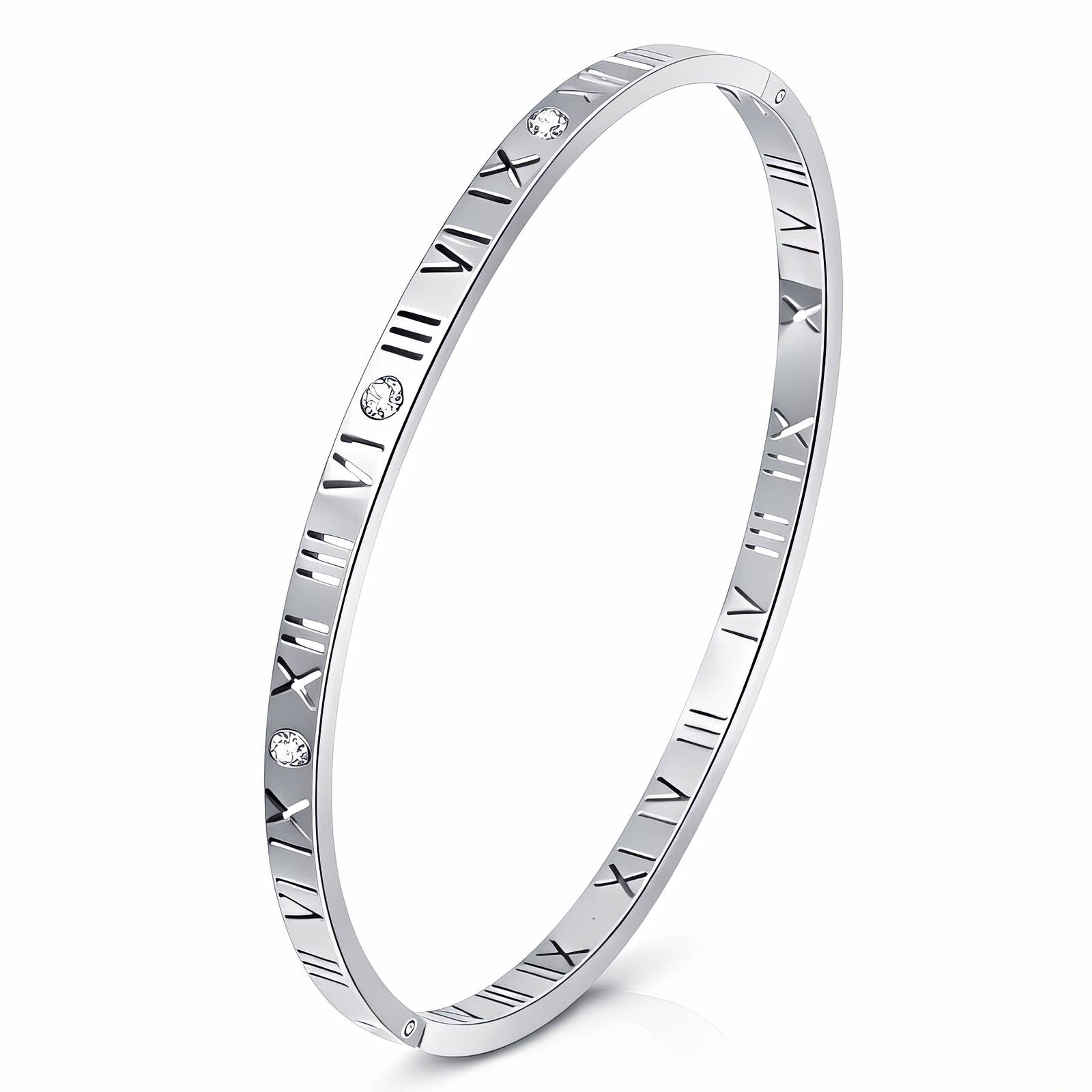 Waterproof stainless steel astrology bangle bracelet by Boho Studio