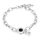 Waterproof stainless steel astrology chain bracelet by Boho Studio