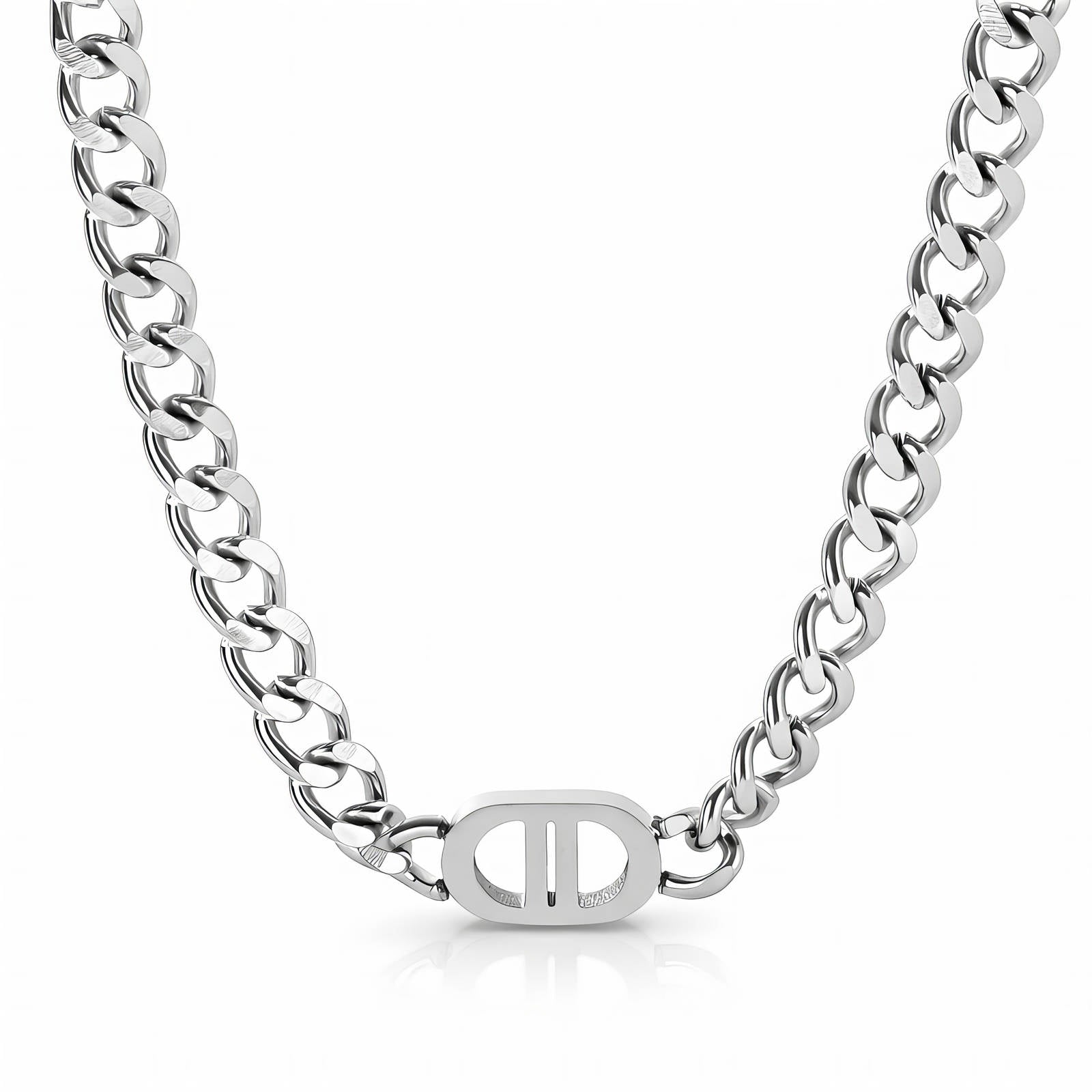 Waterproof stainless steel pendant necklace by Boho Studio