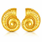 Waterproof gold sea stud earrings by Boho Studio
