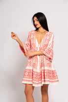 Boho Studio Kea woven cotton summer dress with relaxed fit