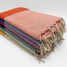 Boho Studio Mikanda honeycomb cotton beach towel and fouta